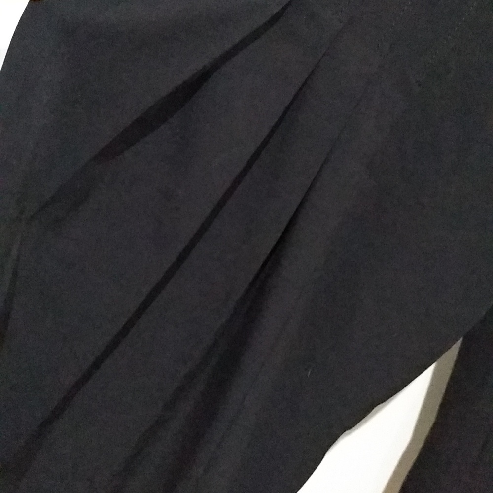 D1🎊Alberto Makali 12 black side pleats wide leg pants - Picture 3 of 7